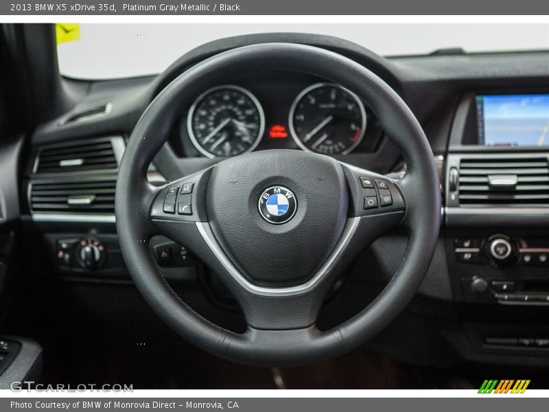 Platinum Gray Metallic / Black 2013 BMW X5 xDrive 35d
