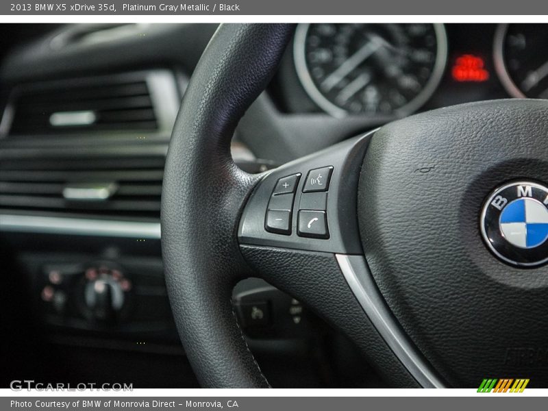Platinum Gray Metallic / Black 2013 BMW X5 xDrive 35d