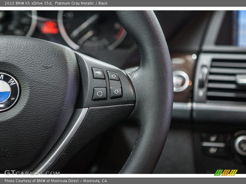 Platinum Gray Metallic / Black 2013 BMW X5 xDrive 35d