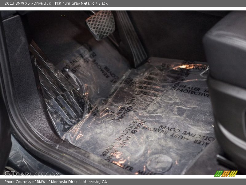 Platinum Gray Metallic / Black 2013 BMW X5 xDrive 35d