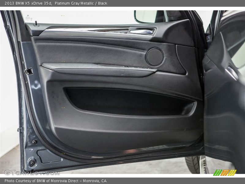 Platinum Gray Metallic / Black 2013 BMW X5 xDrive 35d