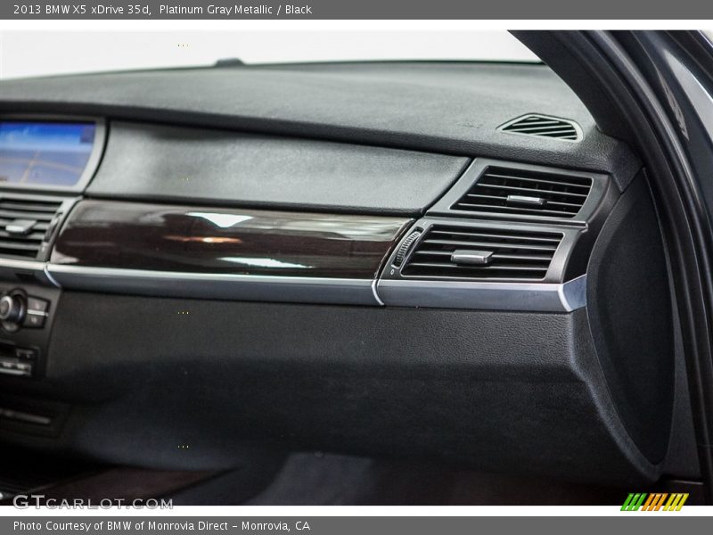 Platinum Gray Metallic / Black 2013 BMW X5 xDrive 35d