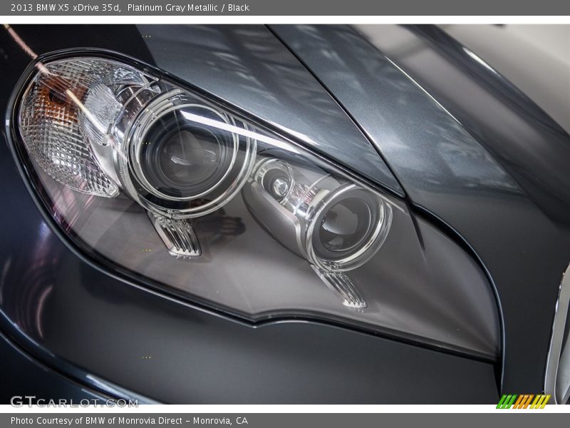Platinum Gray Metallic / Black 2013 BMW X5 xDrive 35d