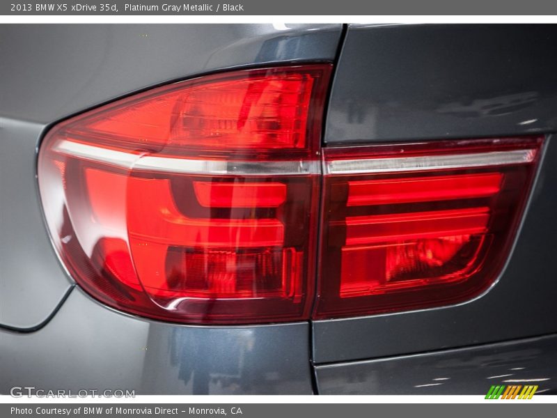Platinum Gray Metallic / Black 2013 BMW X5 xDrive 35d