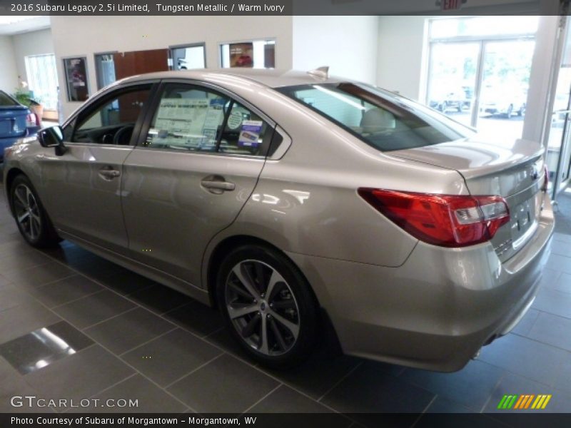 Tungsten Metallic / Warm Ivory 2016 Subaru Legacy 2.5i Limited