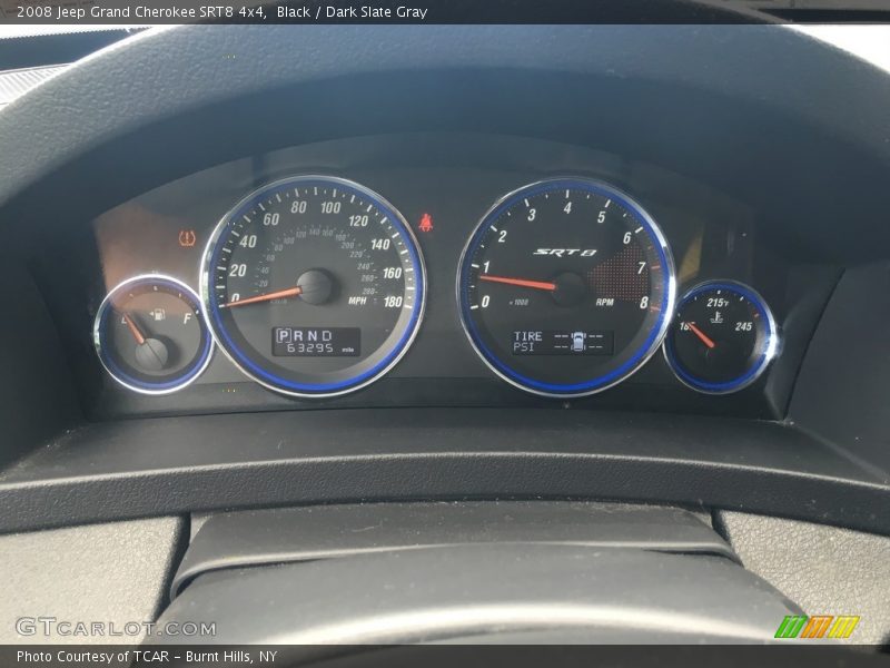Black / Dark Slate Gray 2008 Jeep Grand Cherokee SRT8 4x4