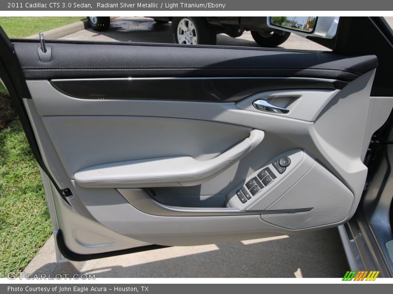 Radiant Silver Metallic / Light Titanium/Ebony 2011 Cadillac CTS 3.0 Sedan