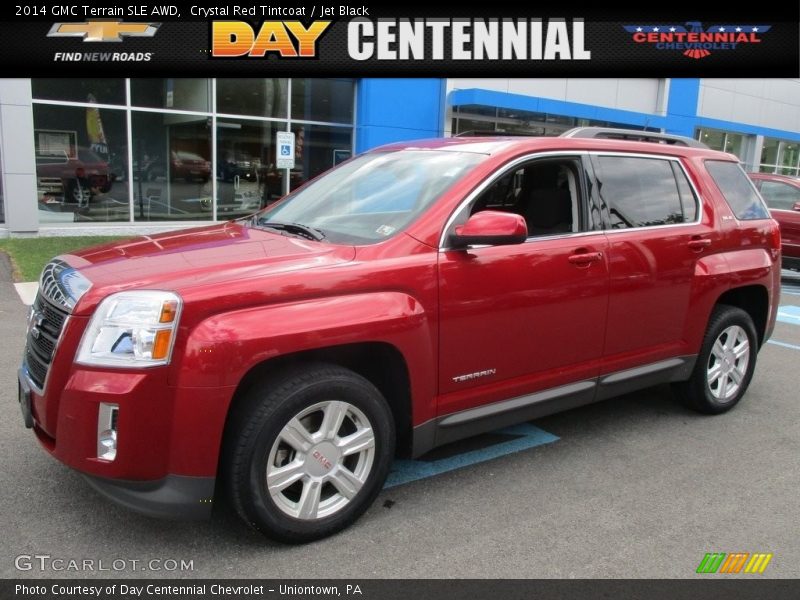 Crystal Red Tintcoat / Jet Black 2014 GMC Terrain SLE AWD