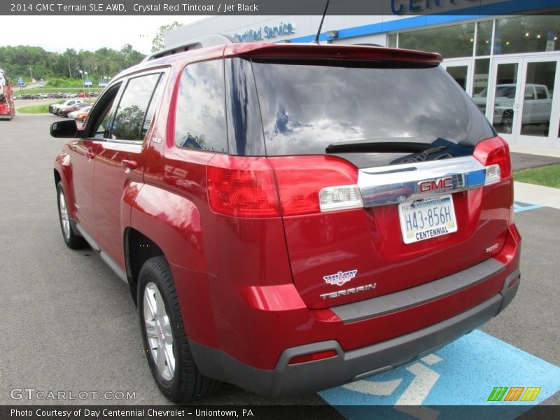 Crystal Red Tintcoat / Jet Black 2014 GMC Terrain SLE AWD
