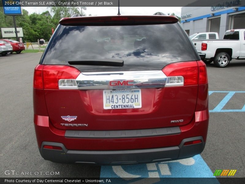 Crystal Red Tintcoat / Jet Black 2014 GMC Terrain SLE AWD