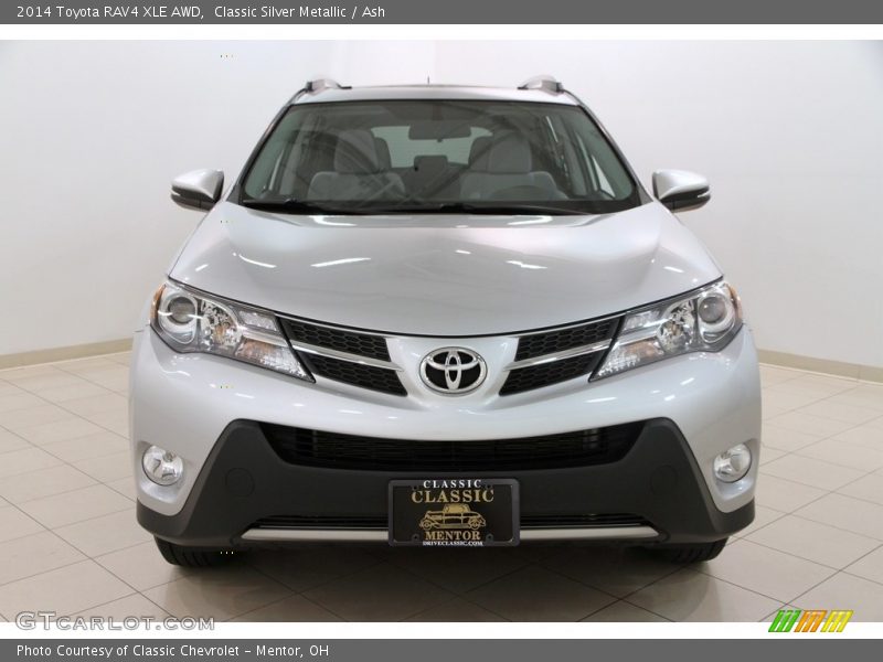 Classic Silver Metallic / Ash 2014 Toyota RAV4 XLE AWD
