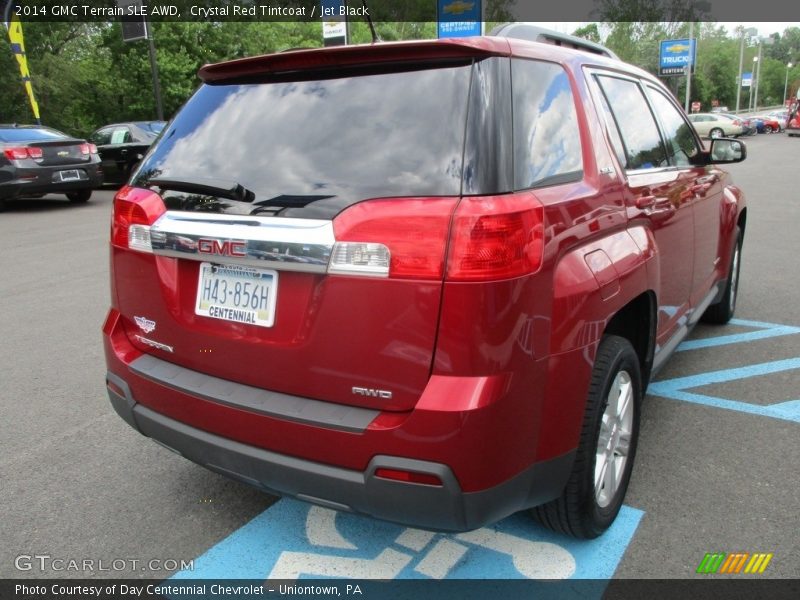 Crystal Red Tintcoat / Jet Black 2014 GMC Terrain SLE AWD