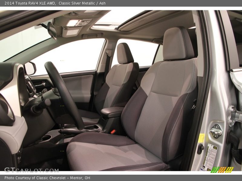 Classic Silver Metallic / Ash 2014 Toyota RAV4 XLE AWD
