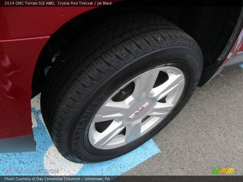 Crystal Red Tintcoat / Jet Black 2014 GMC Terrain SLE AWD