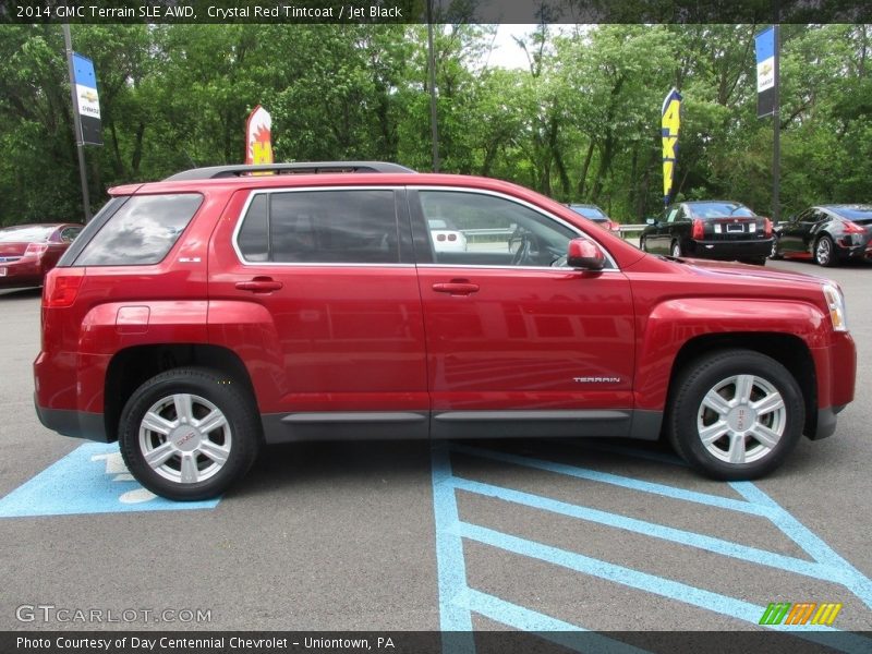 Crystal Red Tintcoat / Jet Black 2014 GMC Terrain SLE AWD