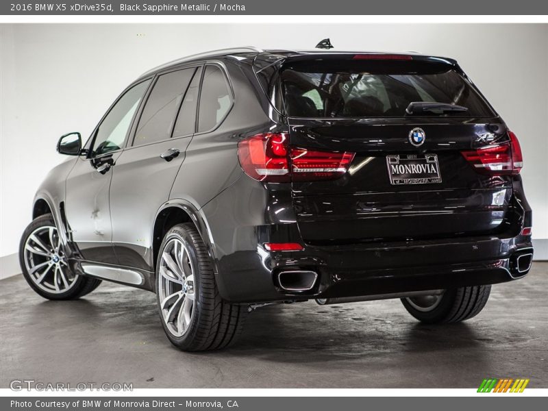 Black Sapphire Metallic / Mocha 2016 BMW X5 xDrive35d