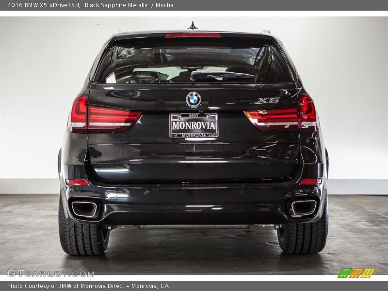 Black Sapphire Metallic / Mocha 2016 BMW X5 xDrive35d
