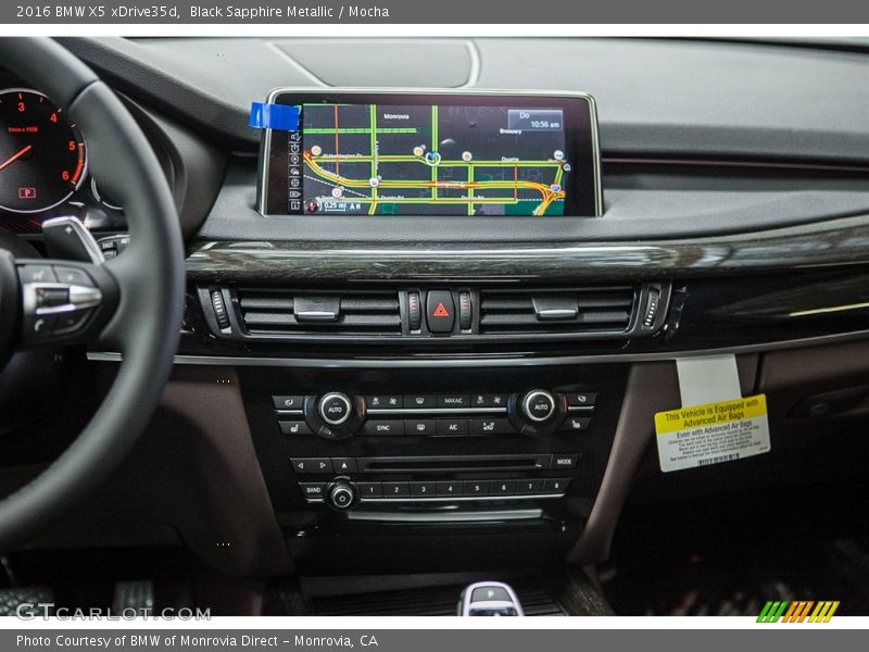Black Sapphire Metallic / Mocha 2016 BMW X5 xDrive35d