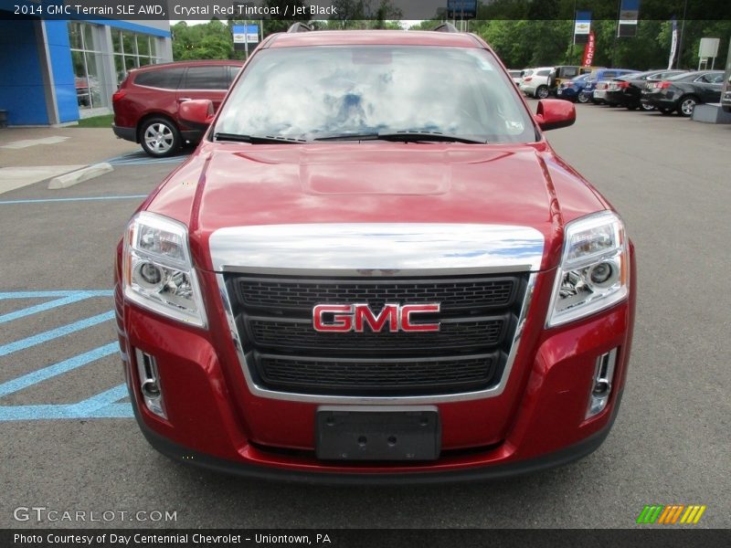 Crystal Red Tintcoat / Jet Black 2014 GMC Terrain SLE AWD