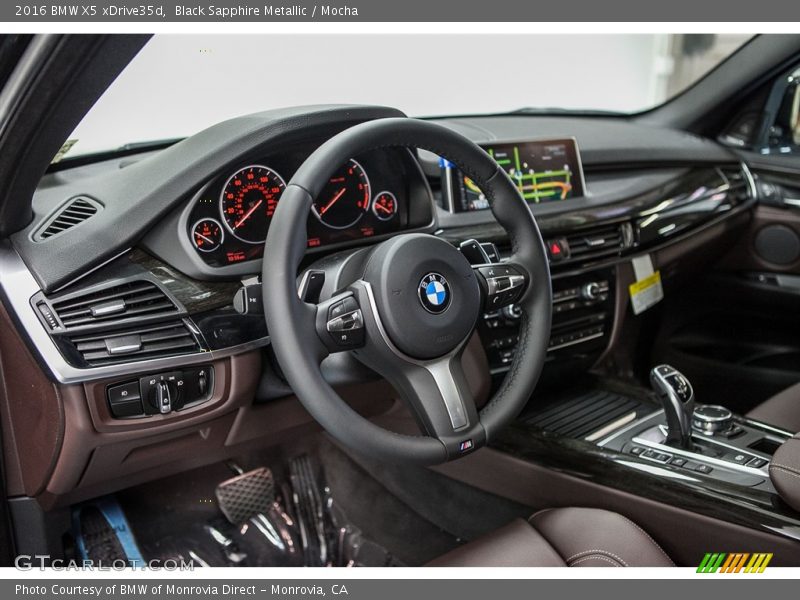 Black Sapphire Metallic / Mocha 2016 BMW X5 xDrive35d