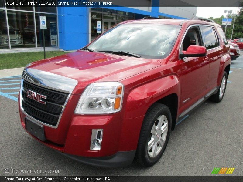 Crystal Red Tintcoat / Jet Black 2014 GMC Terrain SLE AWD