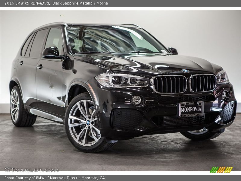 Black Sapphire Metallic / Mocha 2016 BMW X5 xDrive35d