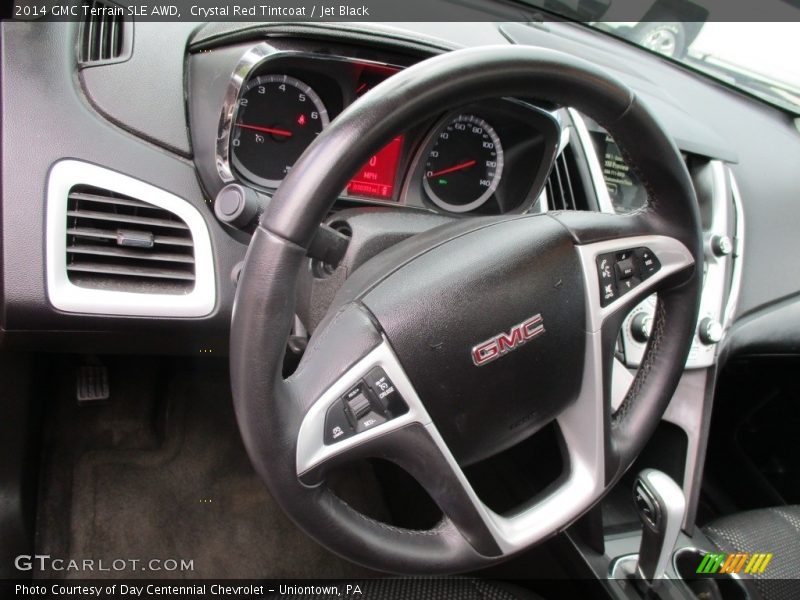 Crystal Red Tintcoat / Jet Black 2014 GMC Terrain SLE AWD