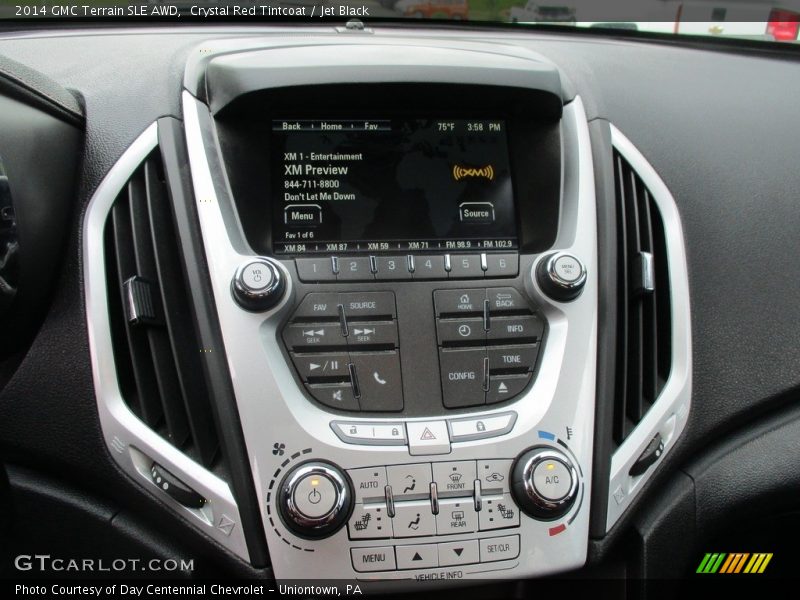 Crystal Red Tintcoat / Jet Black 2014 GMC Terrain SLE AWD