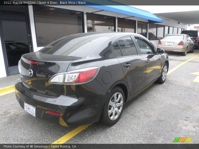 Black Mica / Black 2012 Mazda MAZDA3 i Sport 4 Door