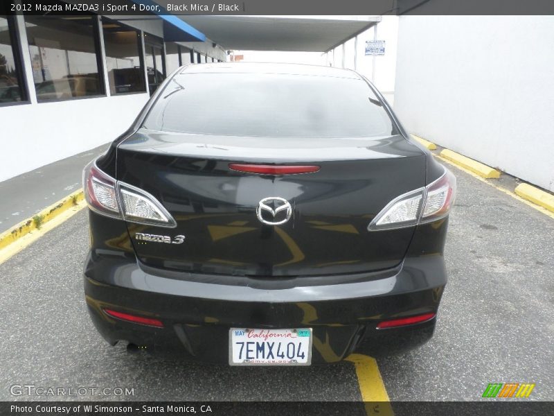 Black Mica / Black 2012 Mazda MAZDA3 i Sport 4 Door