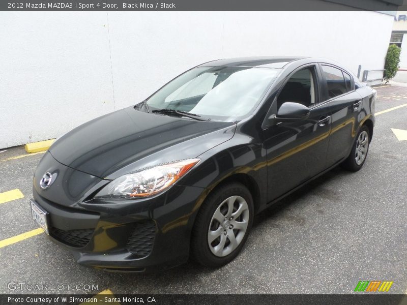 Black Mica / Black 2012 Mazda MAZDA3 i Sport 4 Door