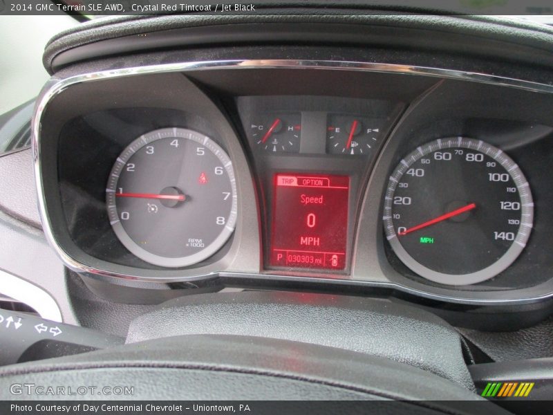 Crystal Red Tintcoat / Jet Black 2014 GMC Terrain SLE AWD