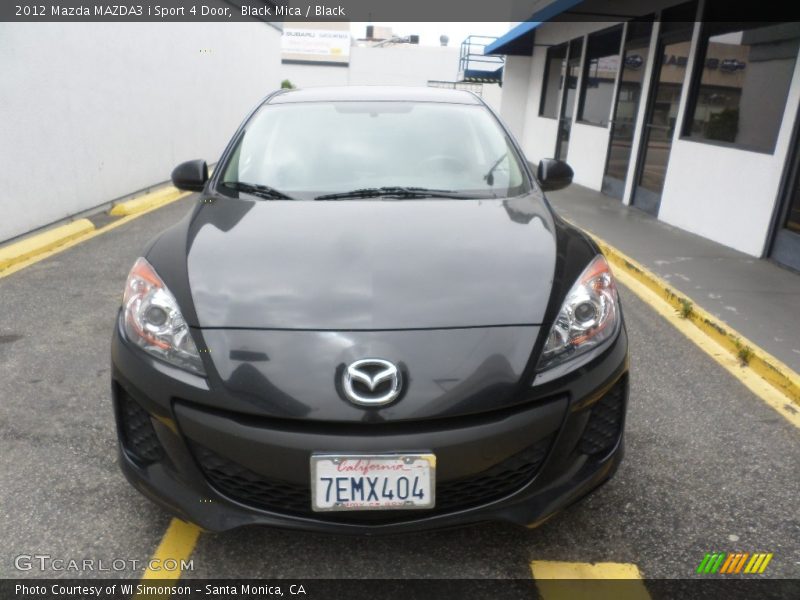 Black Mica / Black 2012 Mazda MAZDA3 i Sport 4 Door