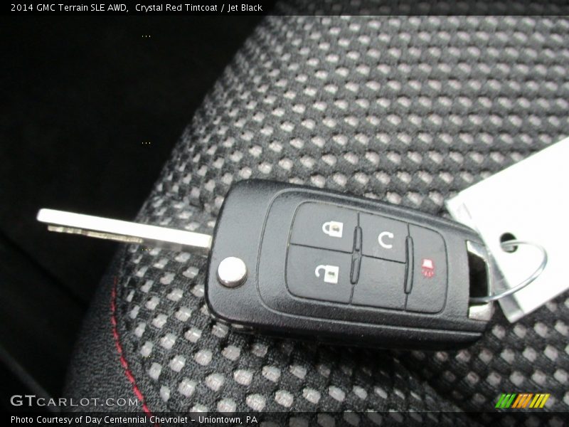 Crystal Red Tintcoat / Jet Black 2014 GMC Terrain SLE AWD