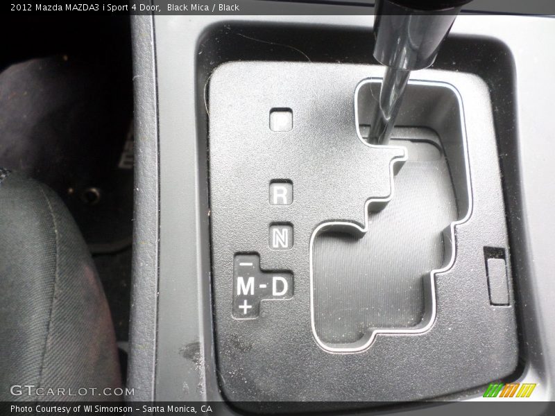 Black Mica / Black 2012 Mazda MAZDA3 i Sport 4 Door