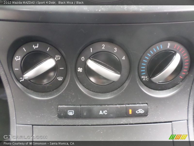 Black Mica / Black 2012 Mazda MAZDA3 i Sport 4 Door