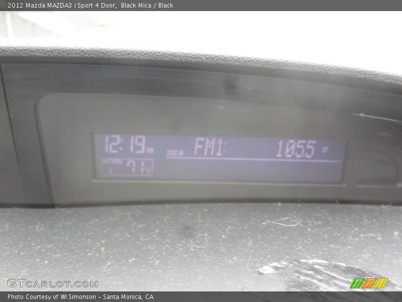 Black Mica / Black 2012 Mazda MAZDA3 i Sport 4 Door
