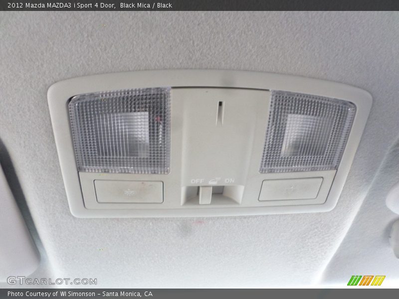 Black Mica / Black 2012 Mazda MAZDA3 i Sport 4 Door
