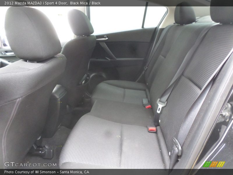 Black Mica / Black 2012 Mazda MAZDA3 i Sport 4 Door
