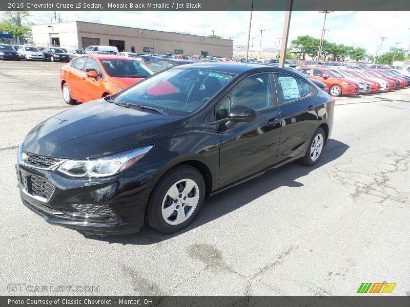Mosaic Black Metallic / Jet Black 2016 Chevrolet Cruze LS Sedan