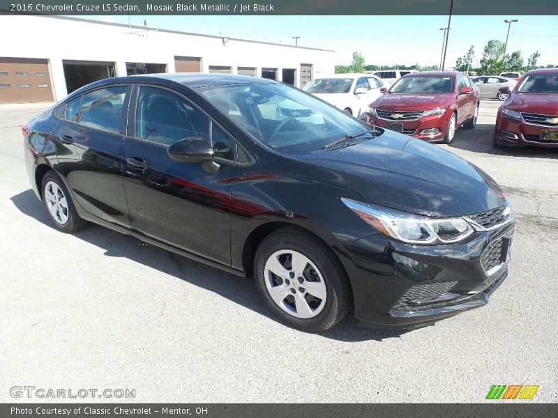 Mosaic Black Metallic / Jet Black 2016 Chevrolet Cruze LS Sedan