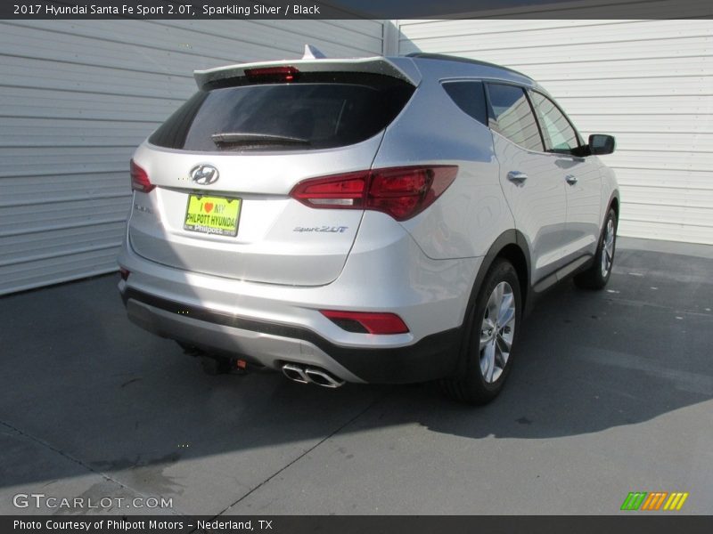 Sparkling Silver / Black 2017 Hyundai Santa Fe Sport 2.0T