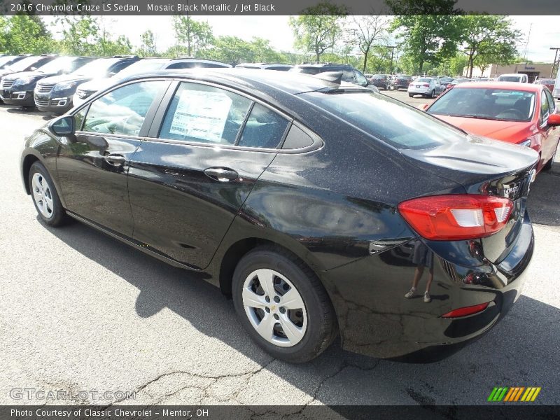 Mosaic Black Metallic / Jet Black 2016 Chevrolet Cruze LS Sedan