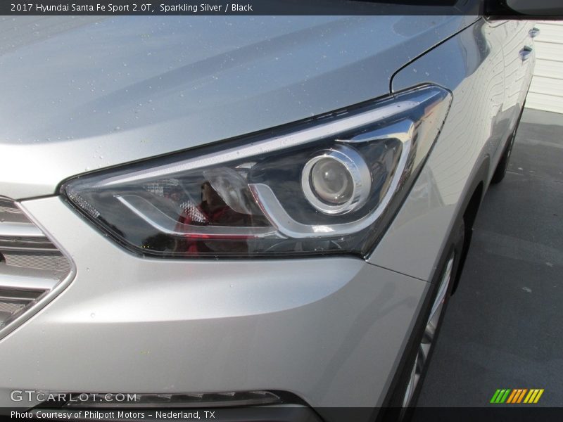 Sparkling Silver / Black 2017 Hyundai Santa Fe Sport 2.0T