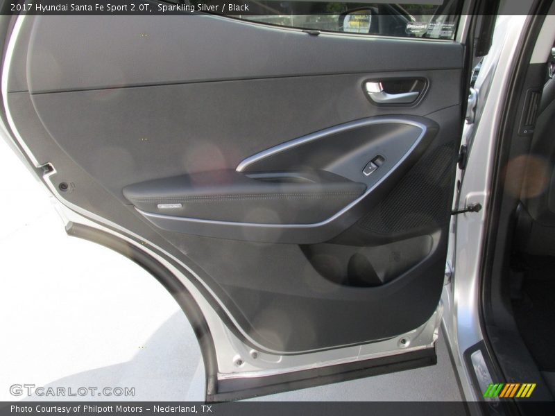 Sparkling Silver / Black 2017 Hyundai Santa Fe Sport 2.0T