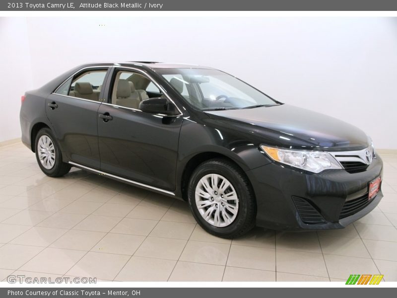 Attitude Black Metallic / Ivory 2013 Toyota Camry LE