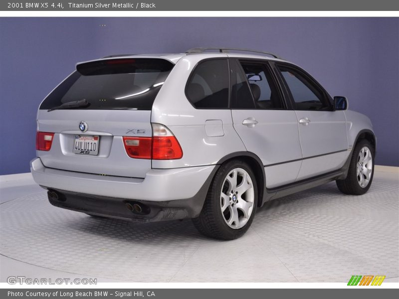 Titanium Silver Metallic / Black 2001 BMW X5 4.4i