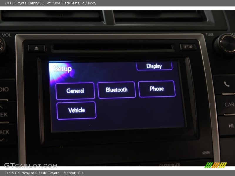 Attitude Black Metallic / Ivory 2013 Toyota Camry LE