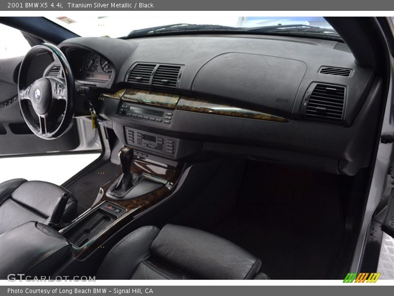 Titanium Silver Metallic / Black 2001 BMW X5 4.4i