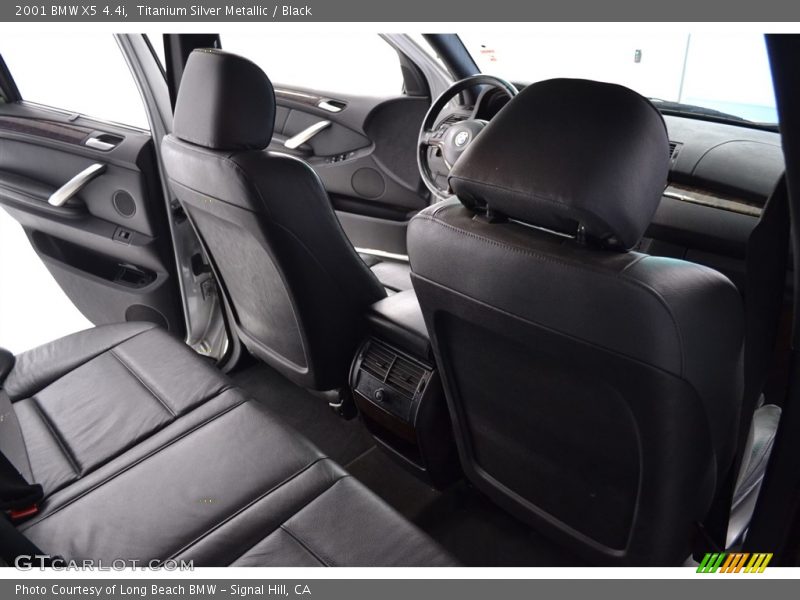 Titanium Silver Metallic / Black 2001 BMW X5 4.4i